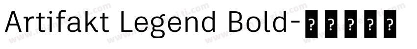 Artifakt Legend Bold字体转换